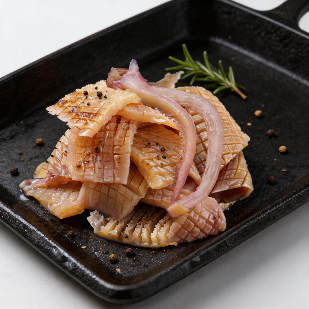 Frozen Squid Flower with Tentacles | Pre-Scored Squid for Hot Pot & Stir Fry product image 2