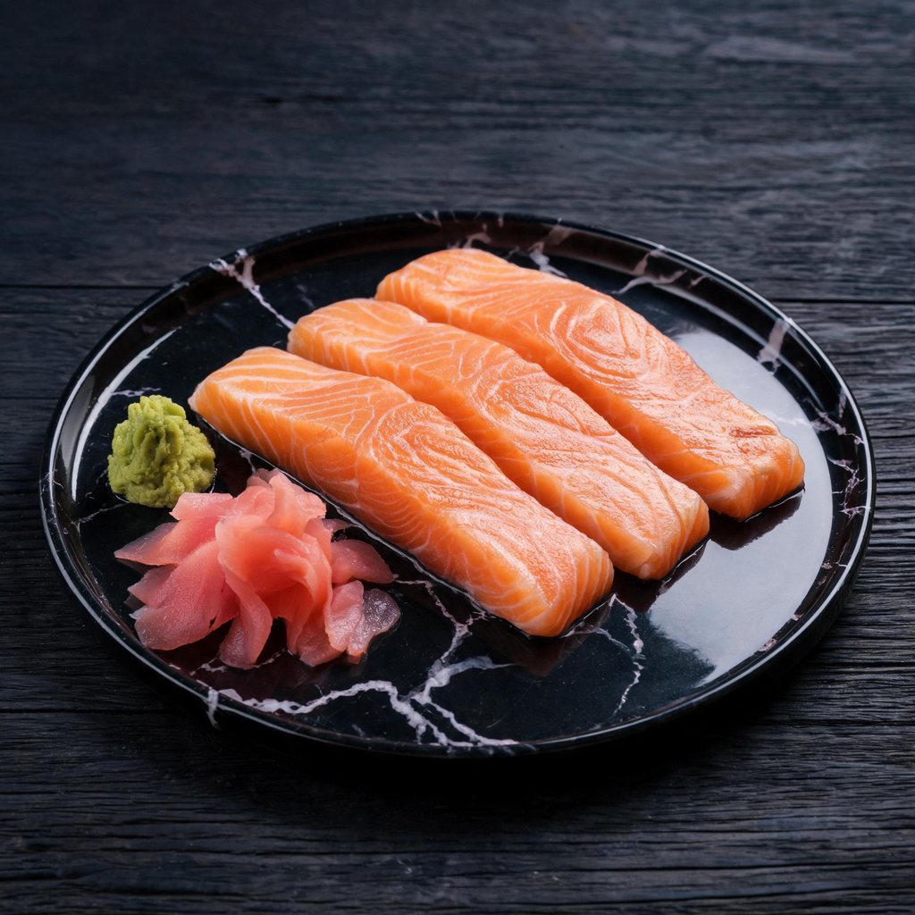 Sashimi-Grade Atlantic Salmon Fillet | Boneless Skin-On Salmon Portion product image 2